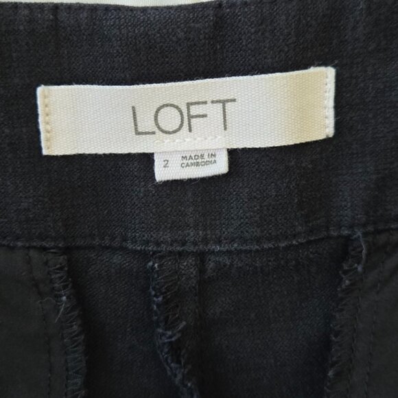 5 for $25 - LOFT Admiral Riviera Black Shorts - Picture 2 of 4